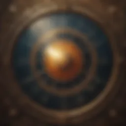 Astrological chart depicting celestial movements