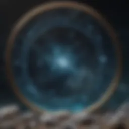 Celestial view representing Pisces constellation