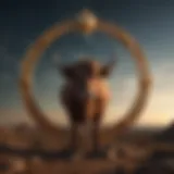 The celestial alignment of Taurus with Sun, Moon, and Rising signs