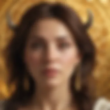 Taurus Traits and Their Astrological Connections A symbolic representation of Taurus traits connected to astrological signs