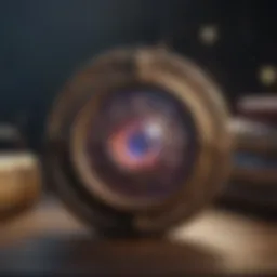 A collection of astrology books on a digital device