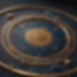 Celestial map illustrating astrological signs
