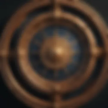 Zodiac Wheel and Planetary Alignments Illustration of zodiac wheel with planetary alignments
