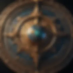 Astrological symbols representing planets and zodiac signs