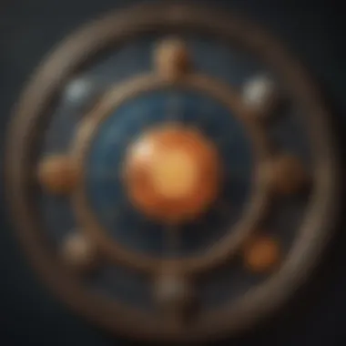 Celestial Chart: Unveiling Astrological Symbols A celestial chart depicting various astrological symbols and their meanings