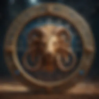 Celestial Elements of Zodiac Signs Artistic representation of zodiac signs with celestial elements