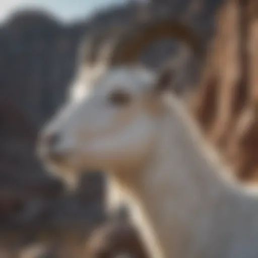 Symbol of Capricorn represented by a majestic goat on a rocky mountain