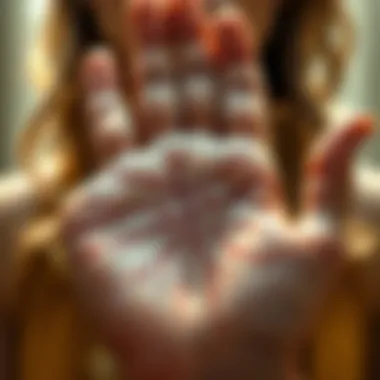 Detailed Palm Lines Analysis An intricate illustration of palm lines with emphasis on major lines