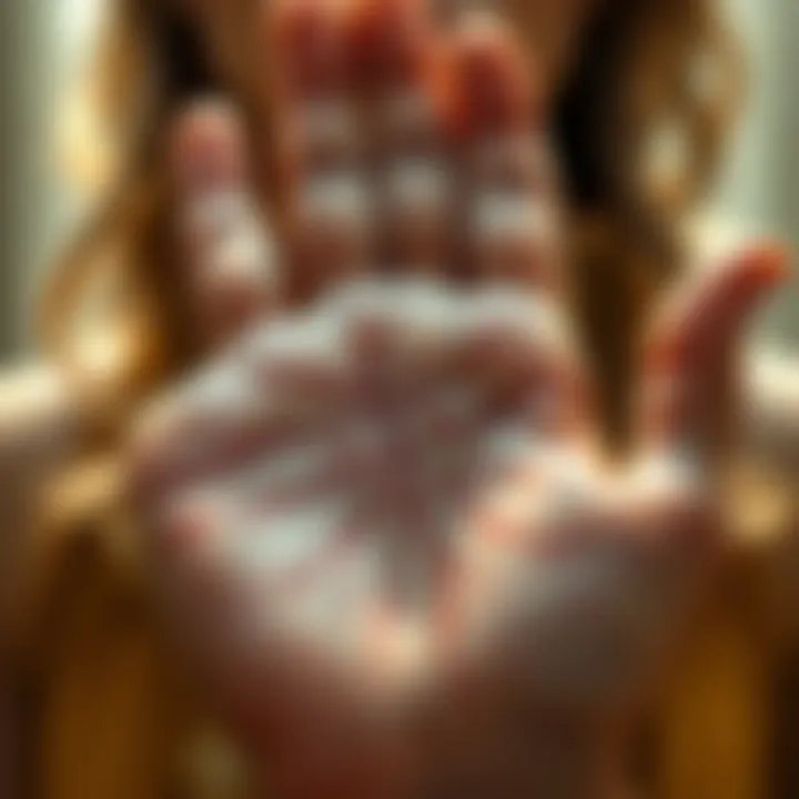 Detailed Palm Lines Analysis An intricate illustration of palm lines with emphasis on major lines