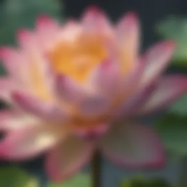 A serene lotus flower in bloom, symbolizing purity and enlightenment in tarot readings.