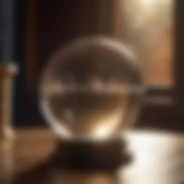 Methods of Astrological Readings Explained A crystal ball reflecting different readings