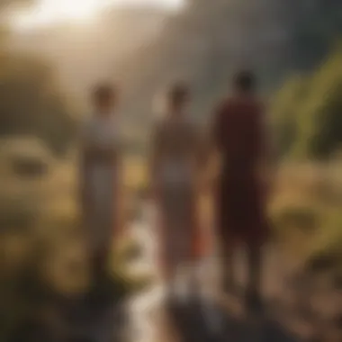 The Spiritual Journey of Understanding Soul Mates A serene landscape symbolizing spiritual journeys