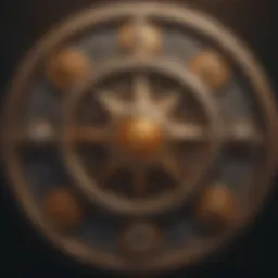 Astrological symbols representing zodiac signs