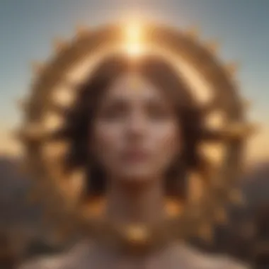 Gemini Sun Sign Dynamics The Sun sign representing Gemini, symbolizing vitality and identity.