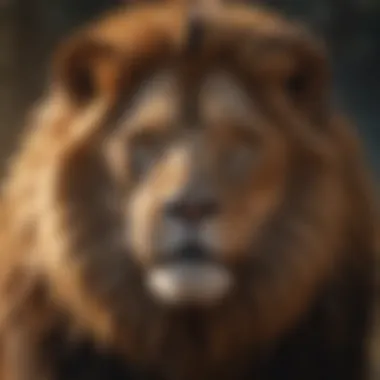 The Leo Zodiac Sign Symbol Symbolic representation of Leo with a lion illustration