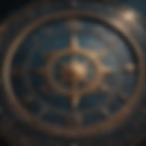 Celestial Map with Zodiac Symbols
