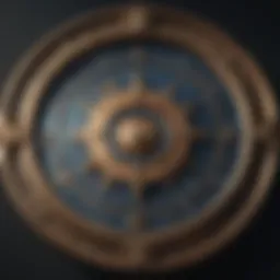 Astrological chart highlighting lucky numbers