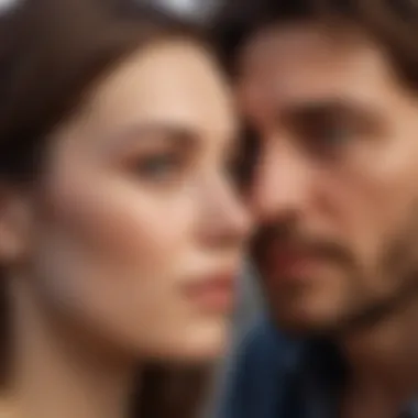 Communication Dynamics in Scorpio Relationships Two individuals sharing thoughts and ideas, highlighting communication styles.