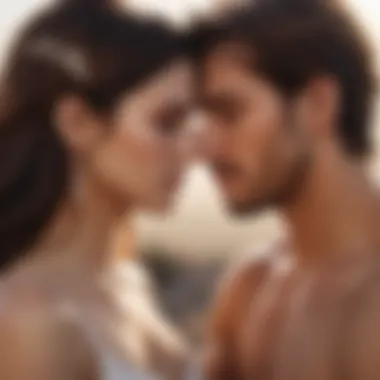 Emotional Landscape of Scorpio Relationships An emotional landscape showcasing intimacy in Scorpio relationships.