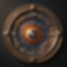 Astrological chart showcasing the influence of birth time.