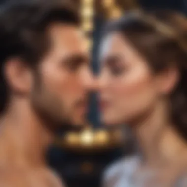 The Spiritual Bond Between Soulmates Artwork representing the connection between two soulmates