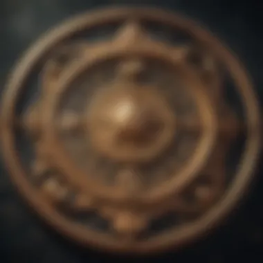Symbols of zodiac signs interconnected
