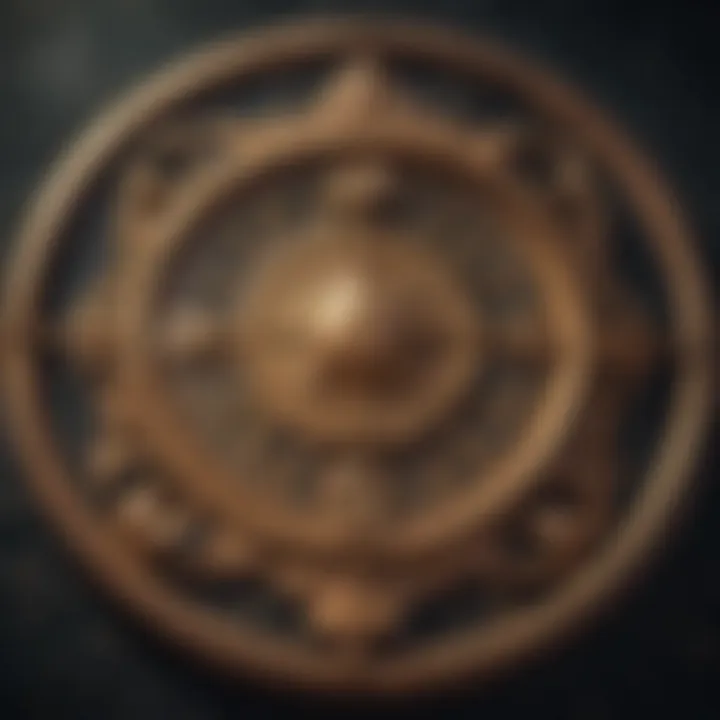 Symbols of zodiac signs interconnected