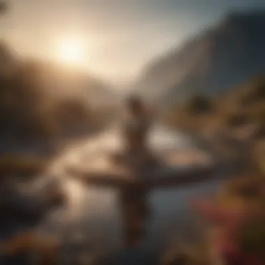 Spiritual Landscape A serene landscape symbolizing spiritual guidance and reflection