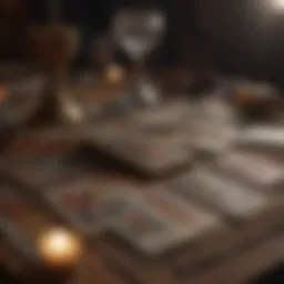 A tarot spread focused on love and relationships