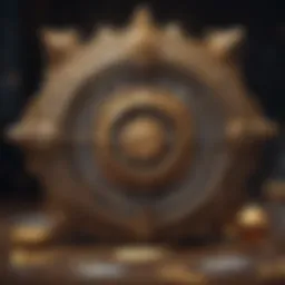 Astrological card spread showcasing various symbols and interpretations.