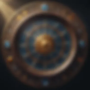 Interconnection of Astrology and Numerology A blend of astrological and numerological symbols illustrating their connection