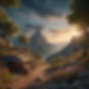 Dreamscape: The World of Dreams A mystical landscape representing the realm of dreams