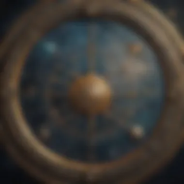 Celestial Map of Zodiac Signs A celestial map illustrating the zodiac signs and their constellations