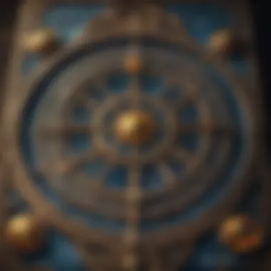 Intricate Details of the Universe Tarot Card A close-up of the Universe tarot card featuring intricate details and symbols.