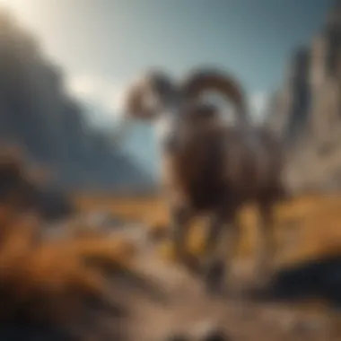 Dynamic Landscape of Aries A dynamic landscape symbolizing the energy of Aries