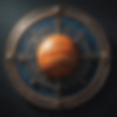 Planetary Influences on March Zodiac Signs Astrological chart with planetary movements influencing March signs