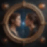 Astrological chart showcasing twin flame connections