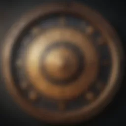 Astrological chart illustrating zodiac signs