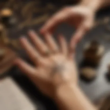 Historical Context of Palmistry Practices Illustration of historical palmistry texts and tools used through ages