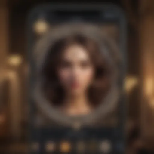 Astrology app interface showcasing horoscope readings