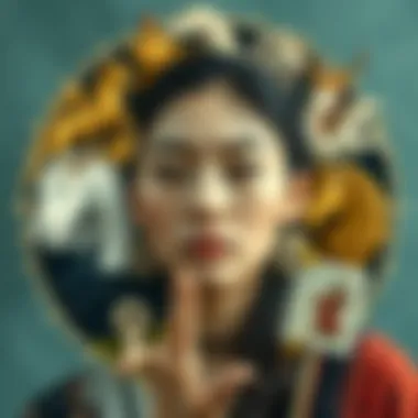 Cultural Zodiac Interpretations Cultural interpretations of zodiac signs illustrated in a collage