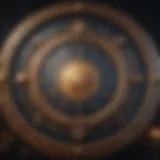 Astrological chart featuring zodiac signs and celestial bodies