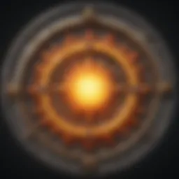 Astrological chart showing the sun sign