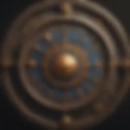 A detailed chart showing astrological symbols.