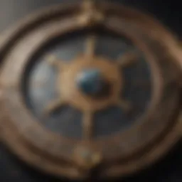 Astrological chart displaying zodiac signs and planetary positions