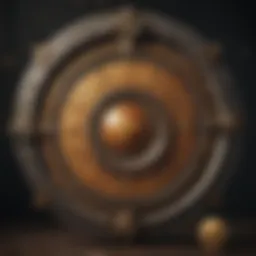 Astrological chart showcasing zodiac signs