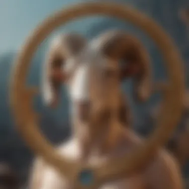 Aries Zodiac Sign Overview Symbolic representation of the Aries zodiac sign.