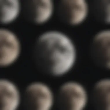 Moon Phases and the Leo Influence Illustration of the moon phases associated with Leo