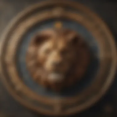 Astrological Chart: Leo Rising Sign Astrological chart highlighting Leo's rising sign