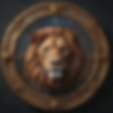 Astrological Chart of Leo Astrological chart showcasing Leo's position in the zodiac